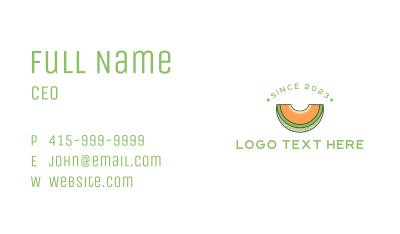 Tropical Fruit Melon Business Card Image Preview
