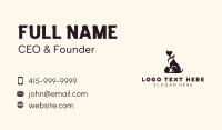 Labrador Dog Ball Business Card Preview