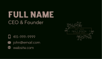 Floral Organic Stylist Business Card Image Preview
