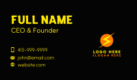 Lightning Badge Letter S Business Card Image Preview