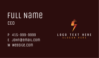 Lightning Electrical Power Business Card Image Preview