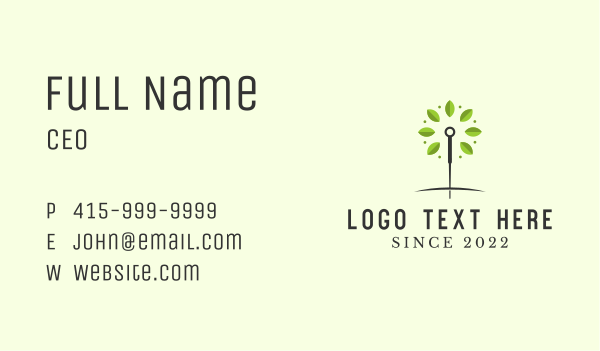 Natural Acupuncture Therapy Business Card Design Image Preview