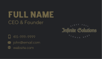 Classic Gothic Business Business Card Design