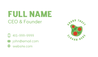 Healthy Salad Restaurant Business Card Design