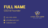 Graduation Musical Note Hat Business Card Preview