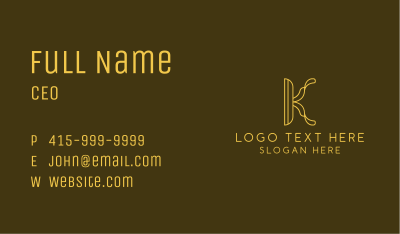 Stylish Elegant Ribbon Business Card Image Preview