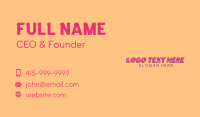 Classic Brand Wordmark Business Card Image Preview