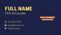 Cute Game Wordmark Business Card Design