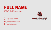 Graffiti Skull Gaming Business Card Image Preview