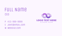 Gradient Infinity Loop Business Card Image Preview