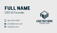 Factory Storage Building Business Card Design