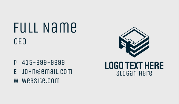 Factory Storage Building Business Card Design Image Preview