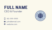 Global Tech Company Business Card Design