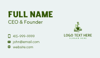 Shovel Vine Gardening Business Card Image Preview