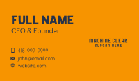 School Academic Wordmark Business Card Image Preview