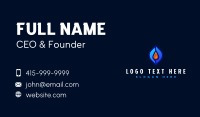 Gas Oil Droplet Business Card Preview