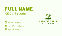 Tree Garden Book Business Card Image Preview