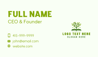 Tree Garden Book Business Card Image Preview