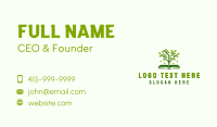 Tree Garden Book Business Card Preview