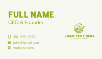 Backyard Lawn Landscaper Business Card Design