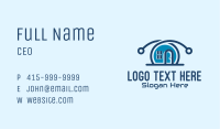 Blue Tech House Business Card Image Preview