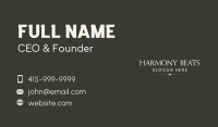 Elegant Luxury Wordmark Business Card Image Preview