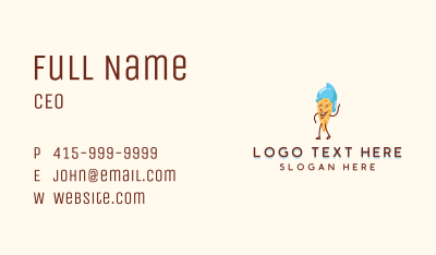 Ice Cream Cone Business Card Image Preview
