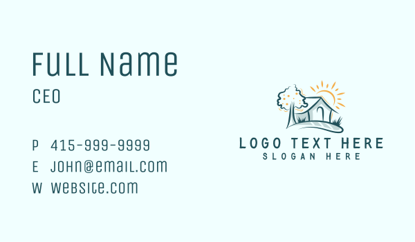 Home Landscaping  Lawn Business Card Design Image Preview