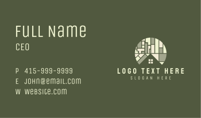House Floor Tiles Business Card Image Preview