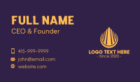 Golden Skyscraper Tower Business Card Preview