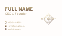 Cyber Tech Circuitry Business Card Image Preview