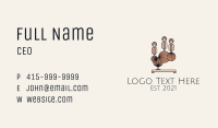 Bohemian Candle Lamp Business Card Image Preview