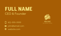 Regal Fierce Lion Business Card Design