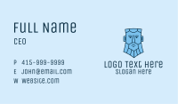 Geometric Tough Man Business Card Image Preview