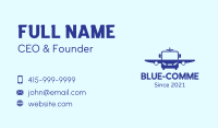 Blue Air Bus Business Card Image Preview