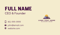 Mountain Dog Camping Business Card Image Preview
