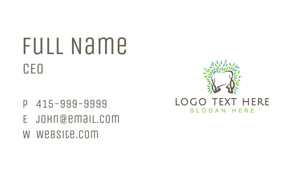 Tooth Vine Business Card Design Image Preview