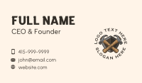 Hammer Shield Repair Business Card Image Preview