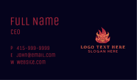 Bull Flame Barbecue Grill Business Card Image Preview