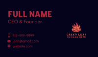 Bull Flame Barbecue Grill Business Card Image Preview