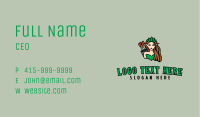 Elf Gaming Woman Business Card Image Preview