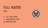 Serious Fox Face Business Card Image Preview