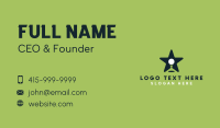 Star Golf Country Club Business Card Preview