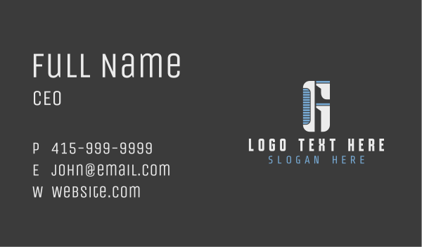 Technology Software Letter G Business Card Design Image Preview
