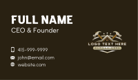 Hammer Roofing Carpentry Business Card Image Preview