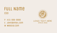 Sunshine Ball Yarn Business Card Image Preview