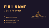 Pyramid Triangle Consulting Business Card Design