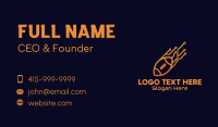 Rugby Ball Tech Business Card Image Preview
