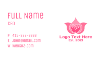 Pink Rose Wellness  Business Card Image Preview