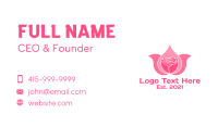 Pink Rose Wellness  Business Card Preview